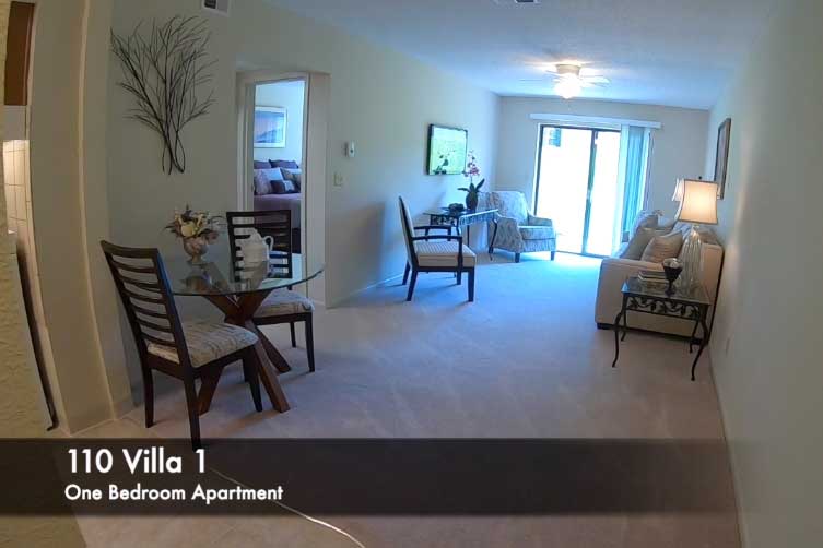 Inside the 110 Villa 1 bedroom apartment