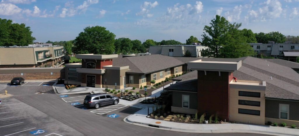 aerial photo of the facility