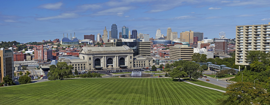 Panoramic format image of Kansas City Panoramic image of Kansas City