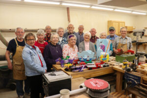 Hobby Hut volunteers at John Knox Village.