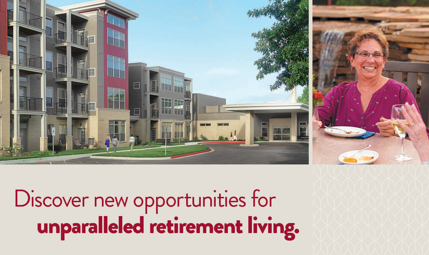 Graphic about unparalleled retirement living