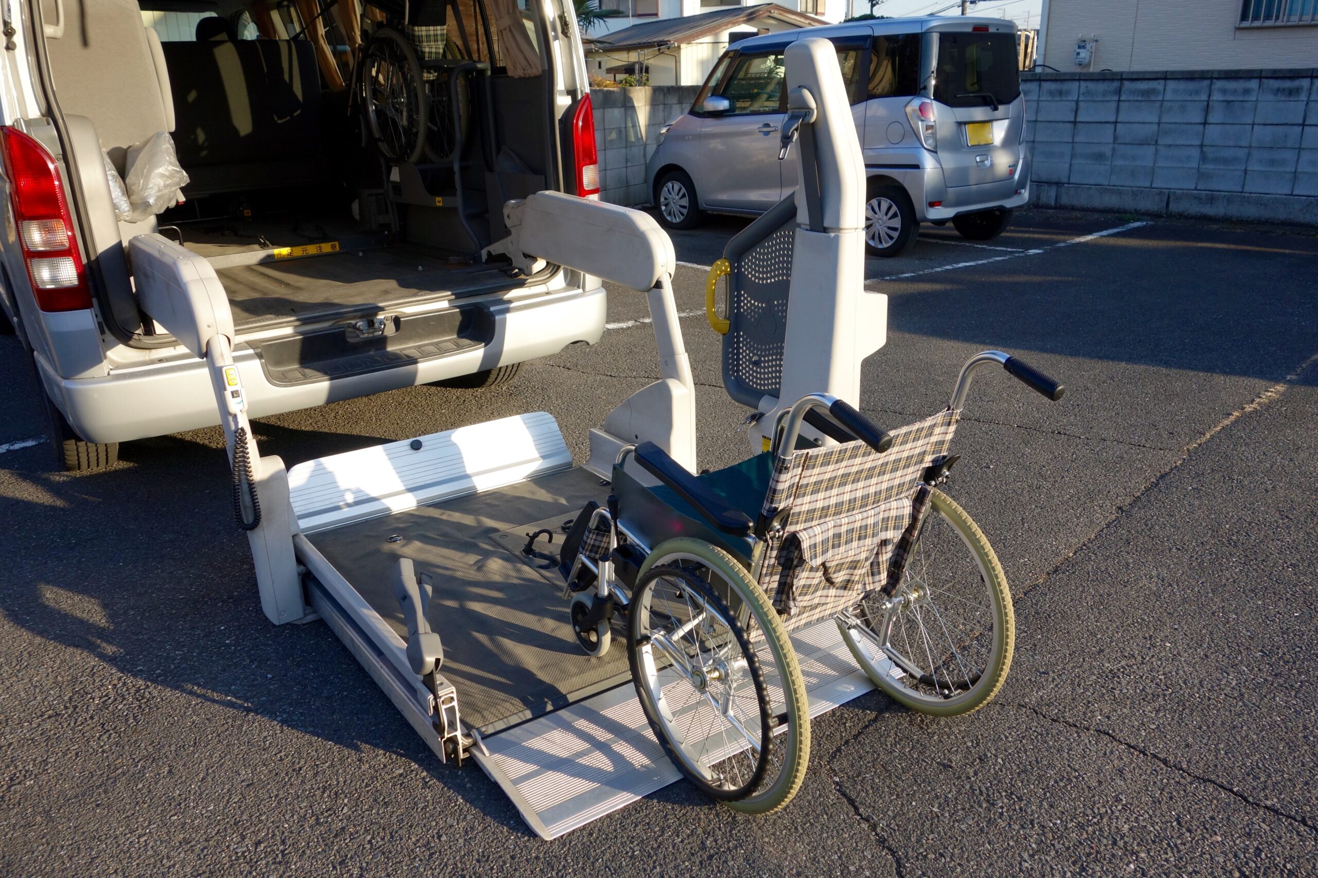 wheelchair be loaded into health transportation van