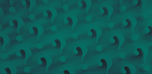 a bunch of question marks